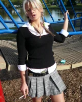 Smokin Hottie - 34-schoolgirl055