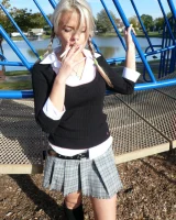 Smokin Hottie - 53-schoolgirl076