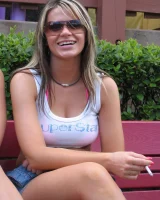 Smokin Hottie - 56-floridacandids101
